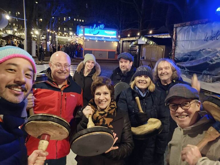 Eisstockschießen beim Paulaner auf dem Nockherberg