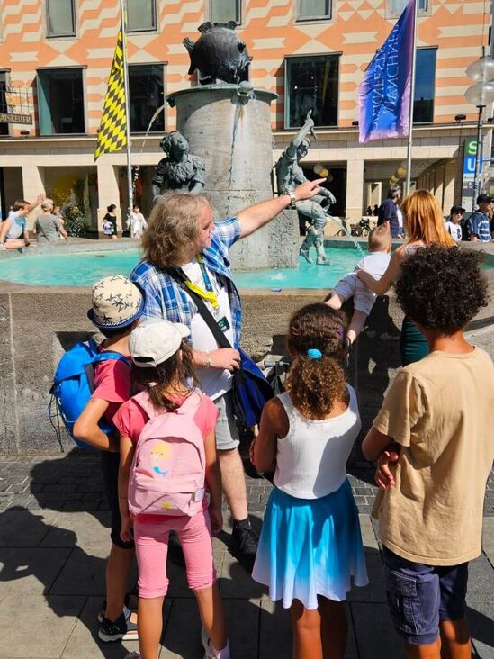 Kindgerechte Stadtführung mit Servus Bavaria Tours