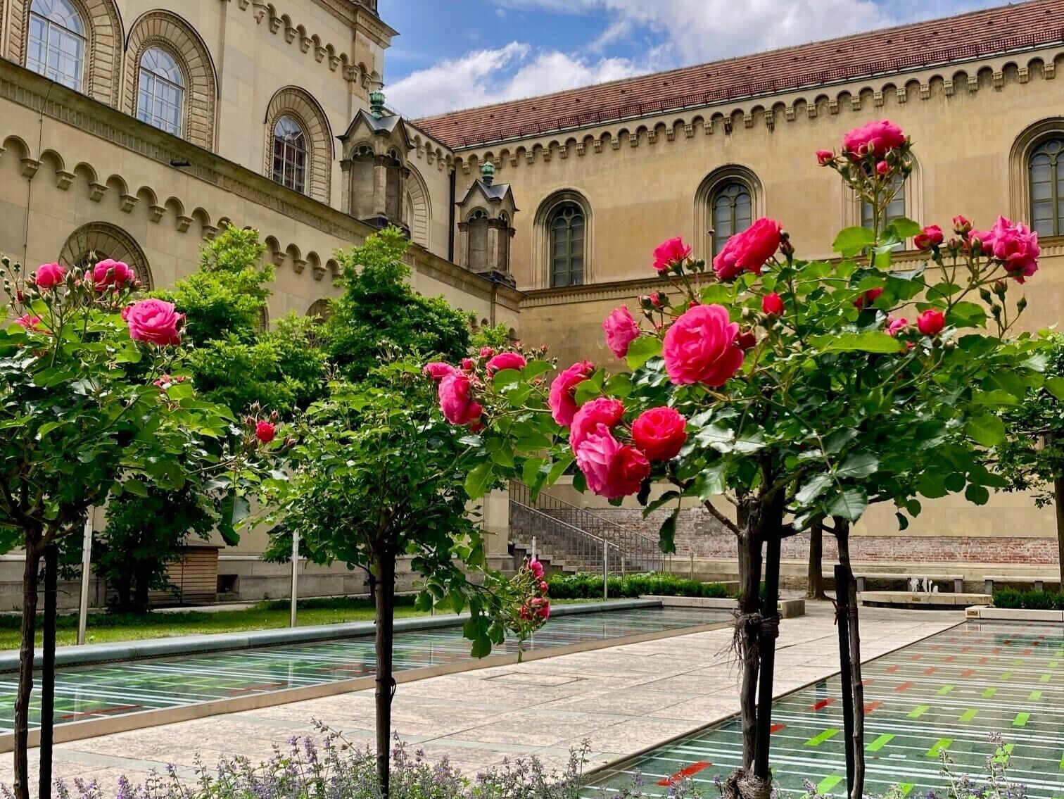 Kabinettsgarten in der Residenz München