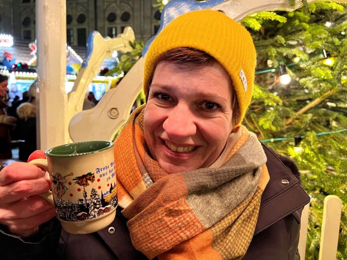 Mulled wine is one of the delicacies you can have at the Munich Christmas market