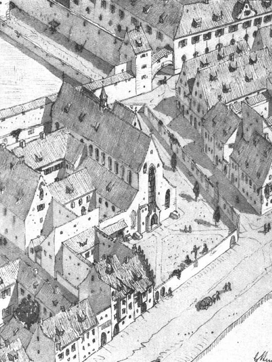 Die Franziskaner lebten einst am nördlichen Ausgang der Stadt