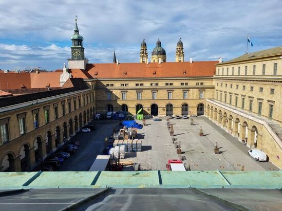 Archäologische Funde gab es auch im Apothekenhof der Residenz