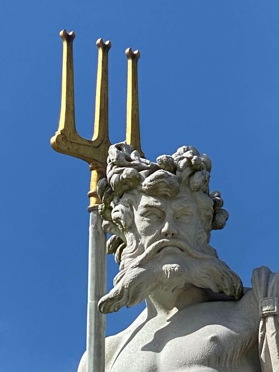 Statue of Pluto at Nymphenburg Palace