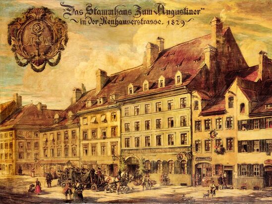 Ursprünglich brauten die Augustiner in der Neuhauser Gasse