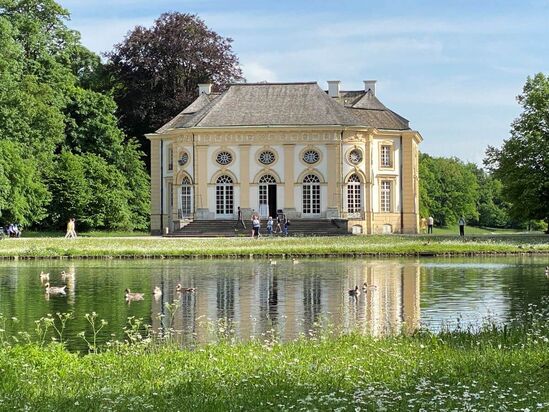 The Badenburg is One of Three Beauties at the Park of Nymphenburg Palace