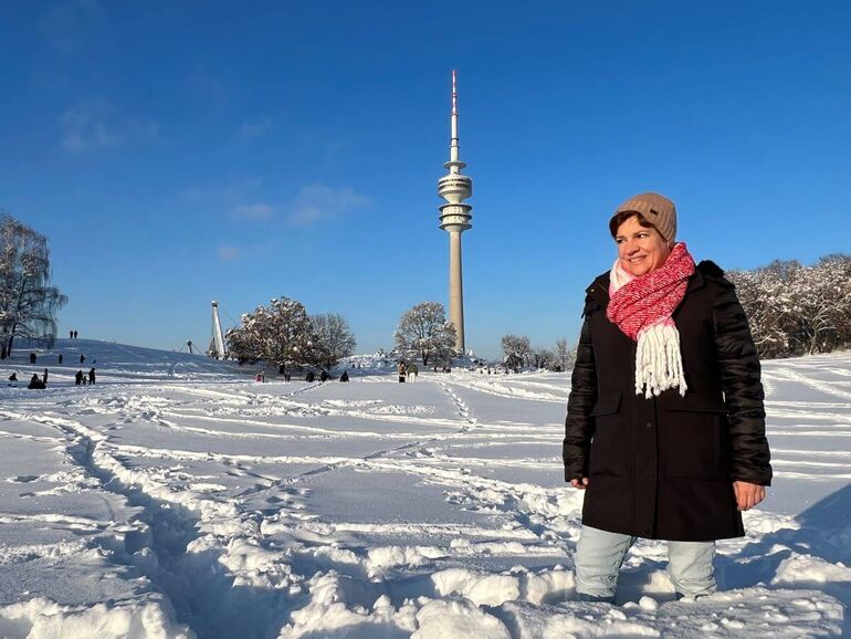 Olympic Park with Snow