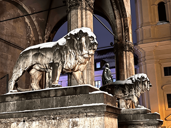 Field Marshals' Hall Feldherrnhalle in Munich