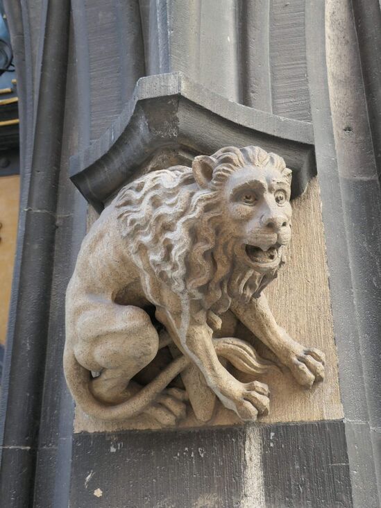 Löwe am Neuen Rathaus in München